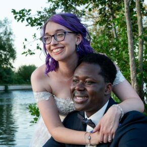 The water's edge at The Great House is always a favourite for photo opportunity fort a portrait with the newlyweds on their wedding day