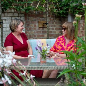 Commercial photography assignment for a Buckinghamshire garden landscaping company showcasing their personal service