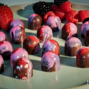 Artistic commercial photography captured for a Buckinghamshire chocolatiers