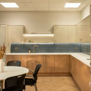 Commercial kitchen interiors photography captured for a Buckinghamshire design team