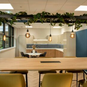 Office and kitchen commercial photography captured for a Buckinghamshire interiors design team
