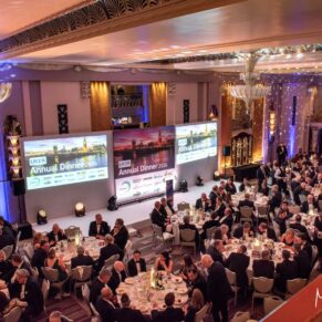 Buckinghamshire and London events photography of a conference room interior in the West End