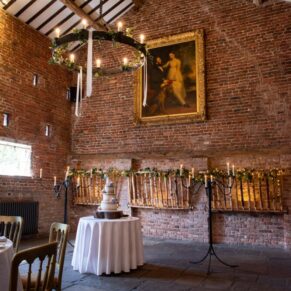 Photography of stunning barn wedding venue interior at this fabulous Buckinghamshire venue